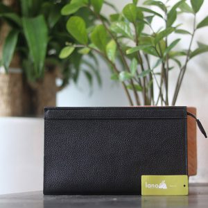 Túi clutch cầm tay nam da thật handmade khâu tay thủ công nhỏ gọn tiện lợi CLTK020