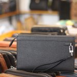 Túi clutch cầm tay nam da thật handmade khâu tay thủ công nhỏ gọn tiện lợi CLTK020