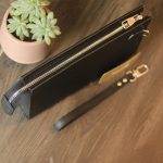 Túi clutch cầm tay nam da thật handmade khâu tay thủ công nhỏ gọn tiện lợi CLTK020