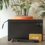 Túi clutch cầm tay nam da thật handmade khâu tay thủ công nhỏ gọn tiện lợi CLTK020