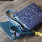 Túi da đeo chéo cao cấp da cá sấu Lano TDCS01