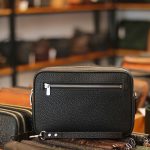 Túi Clutch cầm tay da bò cao cấp khoá số bảo mật Lano CLTK022