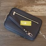 Túi Clutch cầm tay da bò cao cấp khoá số bảo mật Lano CLTK022