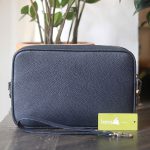 Túi Clutch cầm tay da bò cao cấp khoá số bảo mật Lano CLTK022