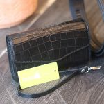 Ví cầm tay da cá sấu handmade khâu tay thủ công Lano VCTK011
