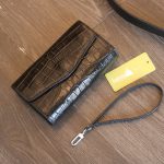 Ví cầm tay da cá sấu handmade khâu tay thủ công Lano VCTK011