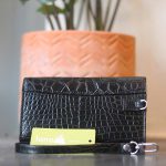 Ví cầm tay da cá sấu handmade khâu tay thủ công Lano VCTK011
