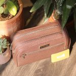Clutch golf cầm tay da bò cao cấp handmade khâu tay thủ công Lano CLTK023