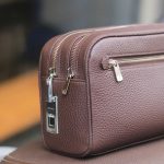 Clutch golf cầm tay da bò cao cấp handmade khâu tay thủ công Lano CLTK023