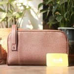 Clutch golf cầm tay da bò cao cấp handmade khâu tay thủ công Lano CLTK023