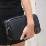 Clutch nam handmade khoá vân tay da thật cao cấp Lano CLTK024 cầm tay công sở