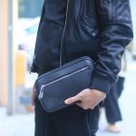 Clutch nam handmade khoá vân tay da thật cao cấp Lano CLTK024
