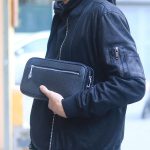 Clutch nam handmade khoá vân tay da thật cao cấp Lano CLTK024