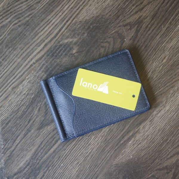 Ví kẹp tiền da bò cao cấp handmade khâu tay thủ công Lano VKT03