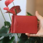 Ví kẹp tiền da bò cao cấp handmade khâu tay thủ công Lano VKT03 nhỏ gọn