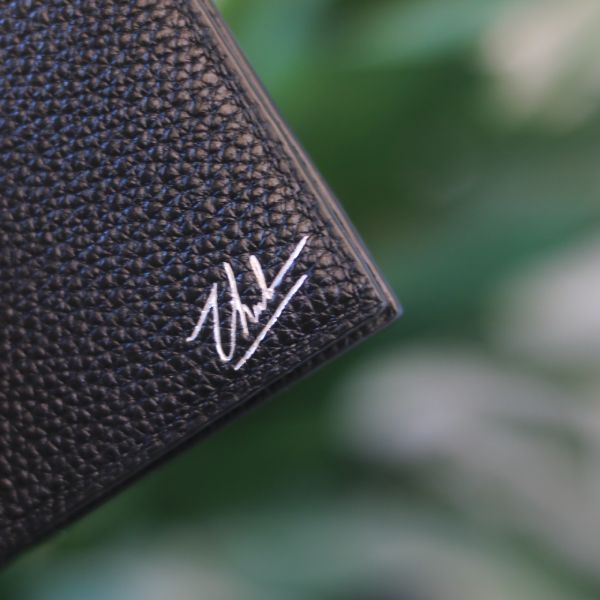 Ví da VDNTH029 cá nhân hoá chữ ký