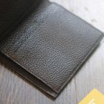 Ví nam nhỏ gọn tiện lợi da togo ngoại lano màu đen vdntk029 ngăn thẻ