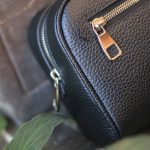 Clutch cầm tay da bò cao cấp handmade khâu tay thủ công Lano CLTK028 hông túi