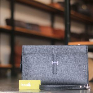 Clutch da bò cao cấp handmade khâu tay thủ công Lano CLTK029