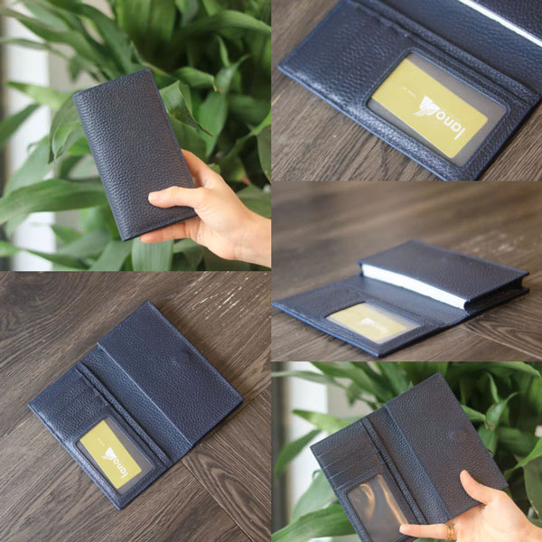 Ví da cầm tay handmade nhỏ gọn tiện lợi Lano VCTK012 tổng quan
