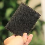 Ví da nam dáng đứng handmade khâu tay thủ công Lano VDNTK032