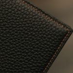 Ví da nam dáng đứng handmade khâu tay thủ công Lano VDNTK032 góc cạnh