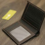 Ví da nam dáng đứng handmade khâu tay thủ công Lano VDNTK032 nội thất
