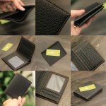 Ví da nam dáng đứng handmade khâu tay thủ công Lano VDNTK032 tổng quát