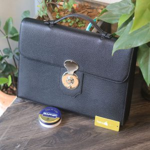 Cặp da công sở handmade khâu tay thủ công từ da bò nhập khẩu Lano CDH04
