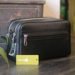 Túi da clutch cầm tay handmade trẻ trung lịch lãm CLTK032 góc nghiêng