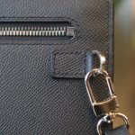 Túi Clutch da epsom nhập khẩu handmade khâu tay thù công Lano CLTK031 dây cầm tay chắc chắn