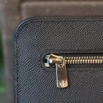 Túi Clutch da epsom nhập khẩu handmade khâu tay thù công Lano CLTK031 khóa YKK Excella cao cấp