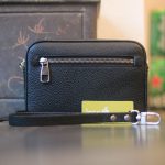 Túi clutch size 19 da togo Italia khâu tay thủ công Lano CLTK030