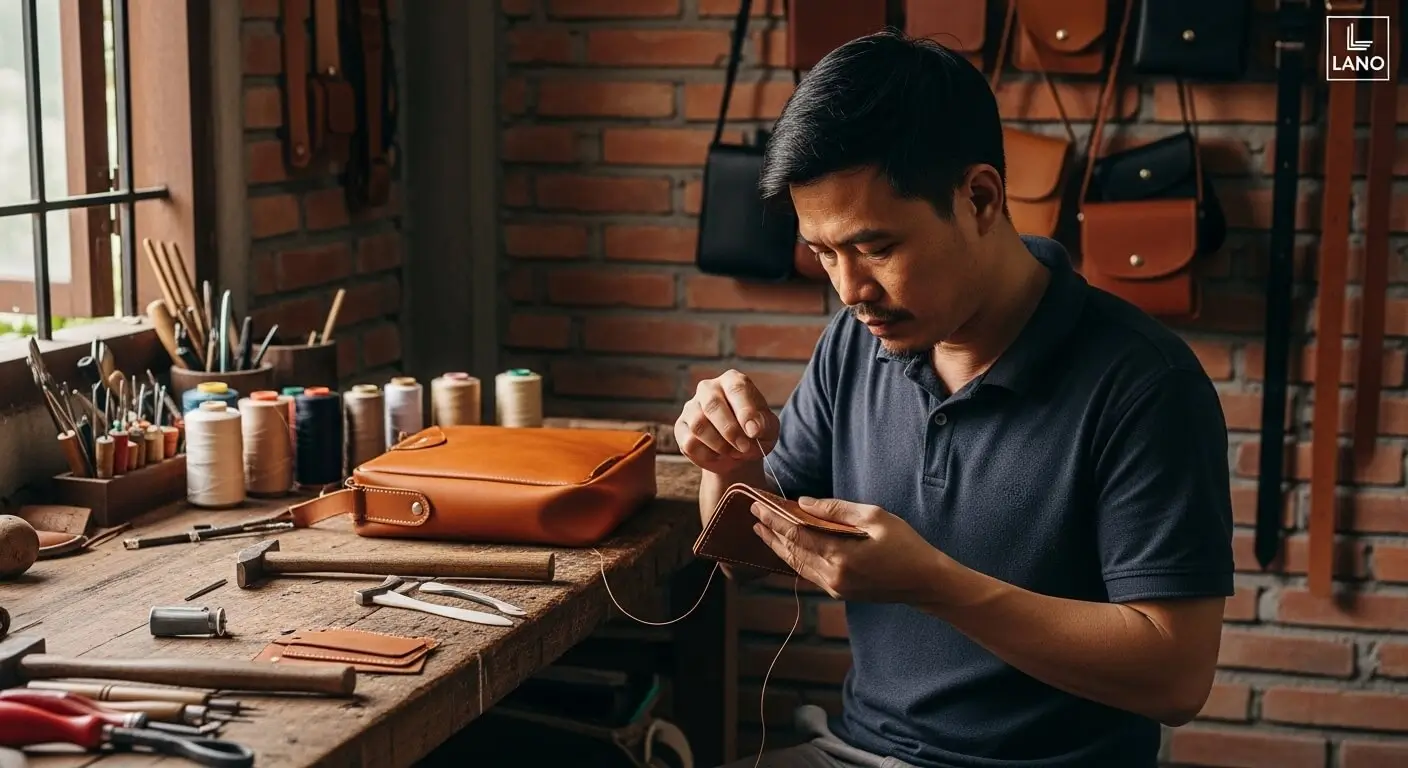 Xưởng chế tác đồ da bespoke Lano