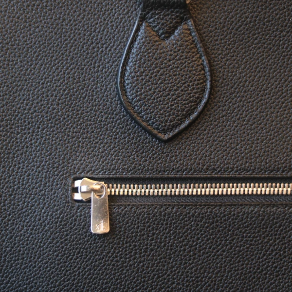 Túi Tote Da bò togo cao cấp Handmade Đựng Laptop 13inch Lano TDH012 khóa zip