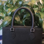 Túi tote da bò epsom cao cấp khâu tay thủ công Lano TDH014 quai túi