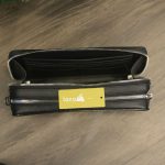 Túi clutch handmade khâu tay thủ công Lano CLTK033 ngăn ngoài