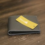 Ví da handmade khâu tay thủ công sang trọng lịch lãm Lano VDNTK035 góc nghiêng