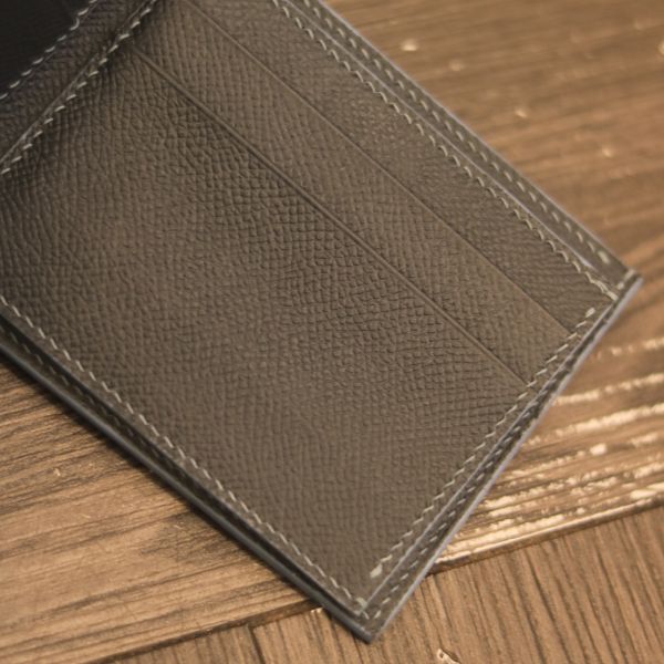 Ví da handmade khâu tay thủ công sang trọng lịch lãm Lano VDNTK035 ngăn lật