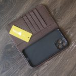 Bao da iPhone 13 Promax khâu tay thủ công Lano BDH01 bên trong