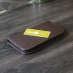 Bao da iPhone 13 Promax khâu tay thủ công Lano BDH01 góc cạnh