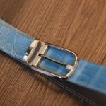 Dây thắt lưng da cá sấu handmade khâu tay thủ công TLH09 lịch lãm