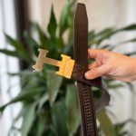 Dây thắt lưng da cá sấu handmade khâu tay thủ công TLH09 ray trượt