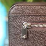 Túi Clutch handmade cầm tay da togo nhập khẩu Lano CLTK035 khoá zip sau