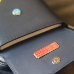 Túi da đeo chéo handmade khâu tay thủ công Lano TDH018 nắp túi