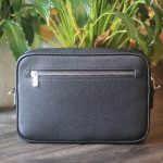 Túi đeo chéo da bò cao cấp khâu tay thủ công Lano TDH016 mặt sau