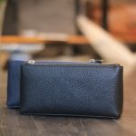 Hộp bao da đựng bút handmade khâu tay thủ công Lano HBH002 màu đen