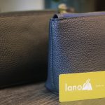 Hộp bao da đựng bút handmade khâu tay thủ công Lano HBH002 hông túi