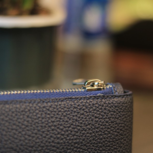 Hộp bao da đựng bút handmade khâu tay thủ công Lano HBH002 khoá túi