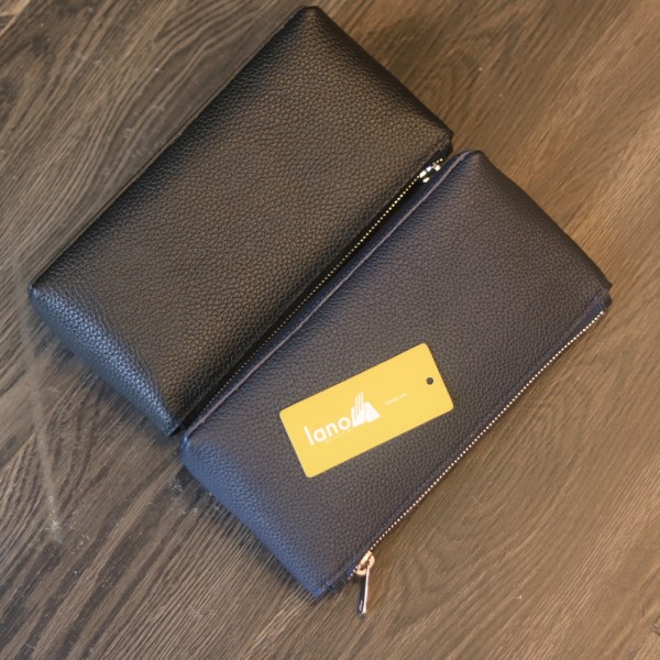 Hộp bao da đựng bút handmade khâu tay thủ công Lano HBH002 từ trên xuống